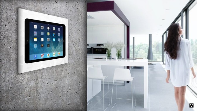 DockiPad Cover in Glass Effect - White